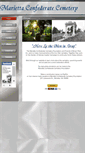 Mobile Screenshot of mariettaconfederatecemetery.org
